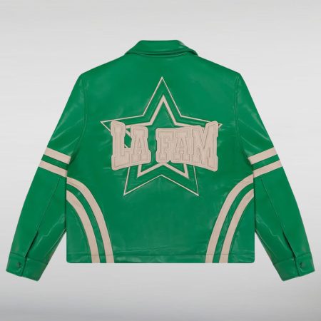 La Fam Retro Leather Jacket