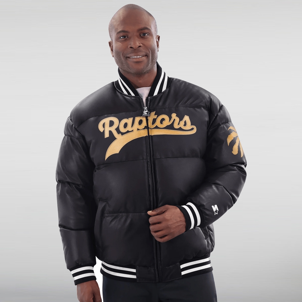 Ice Raptor Jacket Raptors Puffer Jacket - Raptors Bomber Jacket