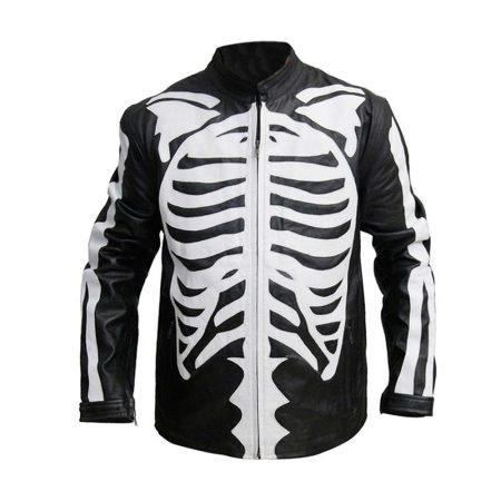 Skeleton Leather Jacket