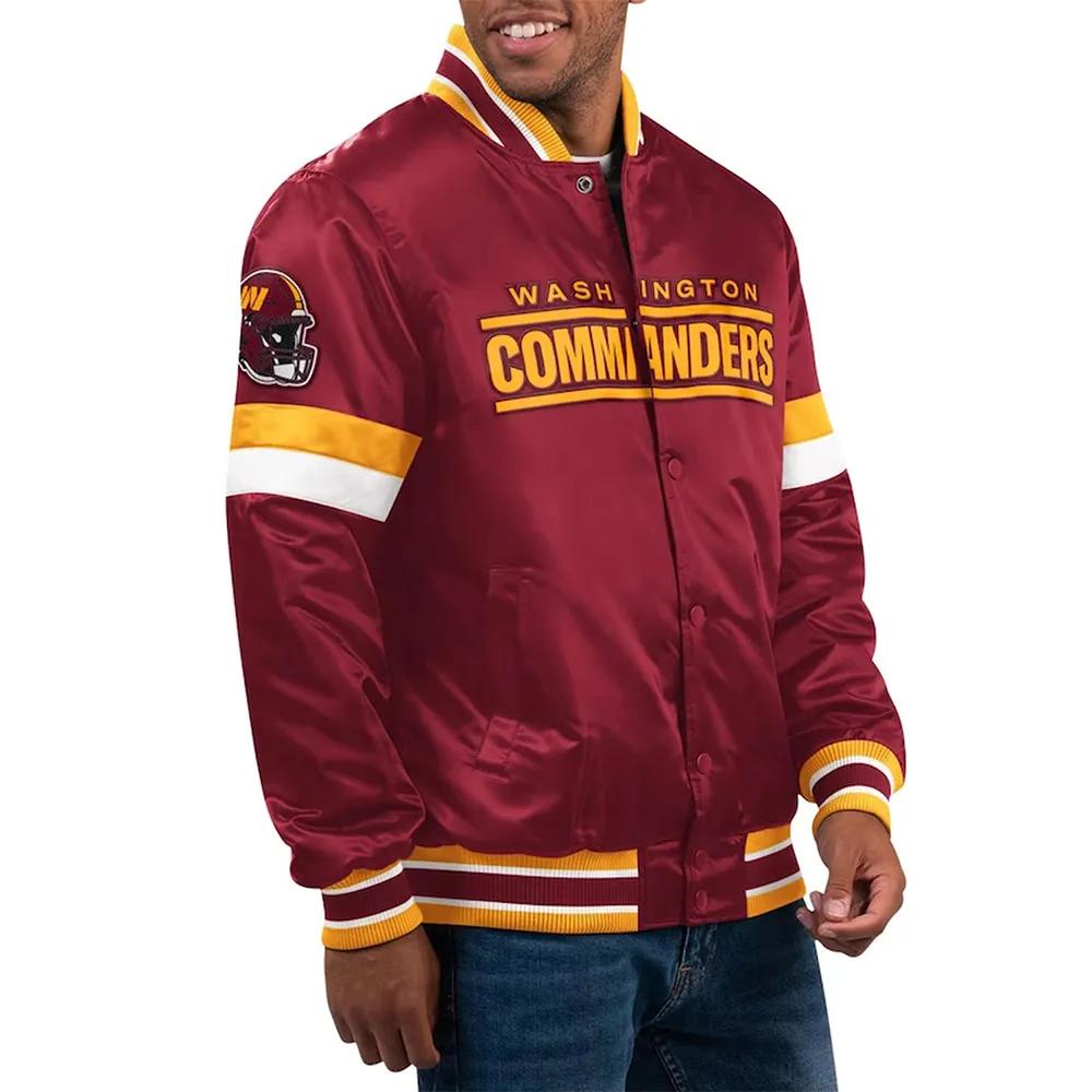 Washington Commanders Satin Jacket - Commanders Jacket